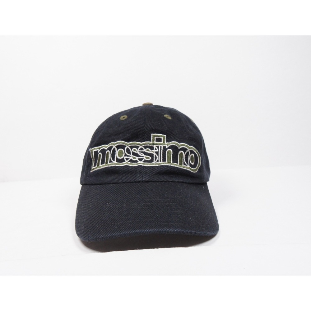 Vintage Mossimo Hat Mens OSFA Black Snapback Cap Skate Y2K Streetwear Grunge 90s